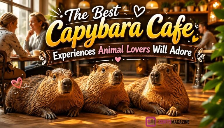 The Best Capybara Cafe Experiences Animal Lovers Will Adore capybara cafe