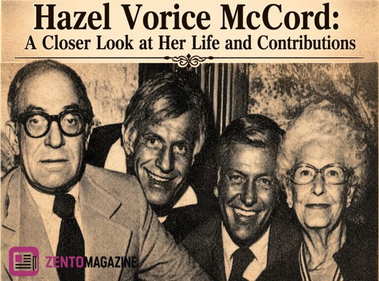 Hazel Vorice McCord: A Closer Look at Her Life and Contributions hazel vorice mccord