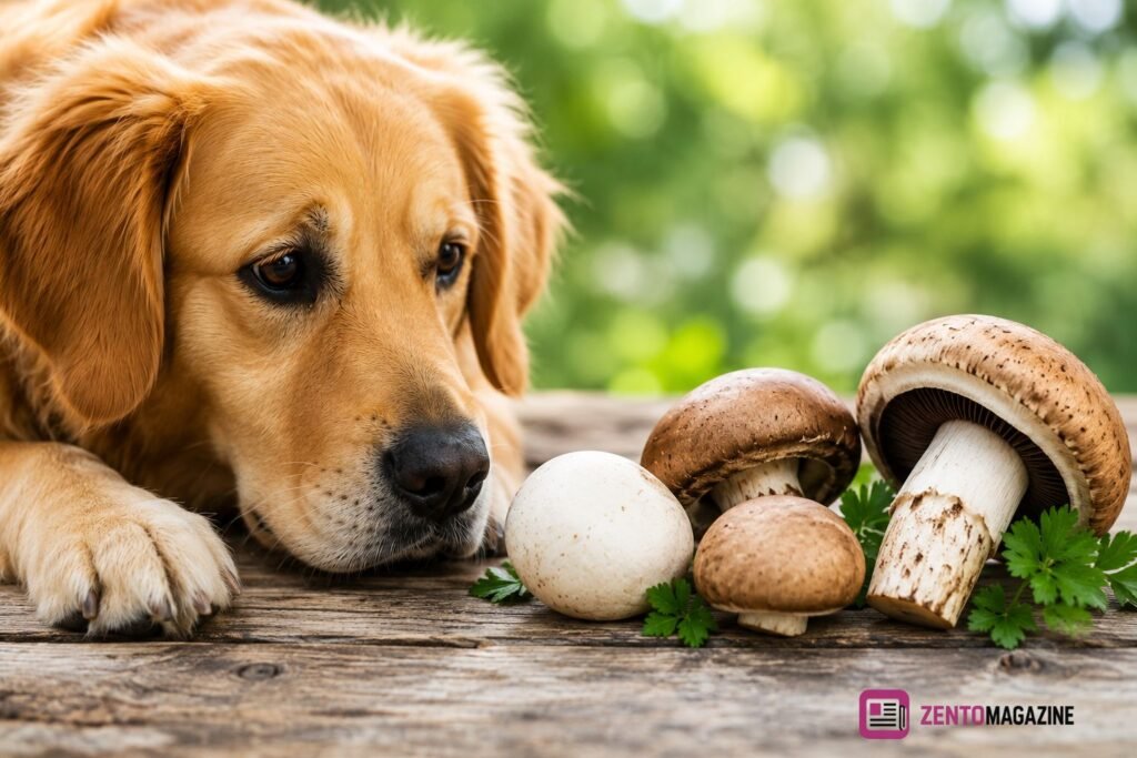 landing page can dogs have mushrooms