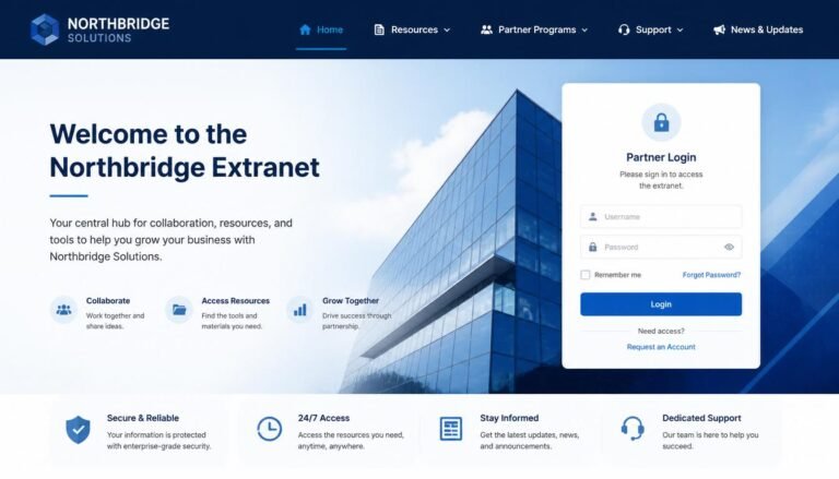 Best Practices for Creating an Effective Extranet Landing Page landing page